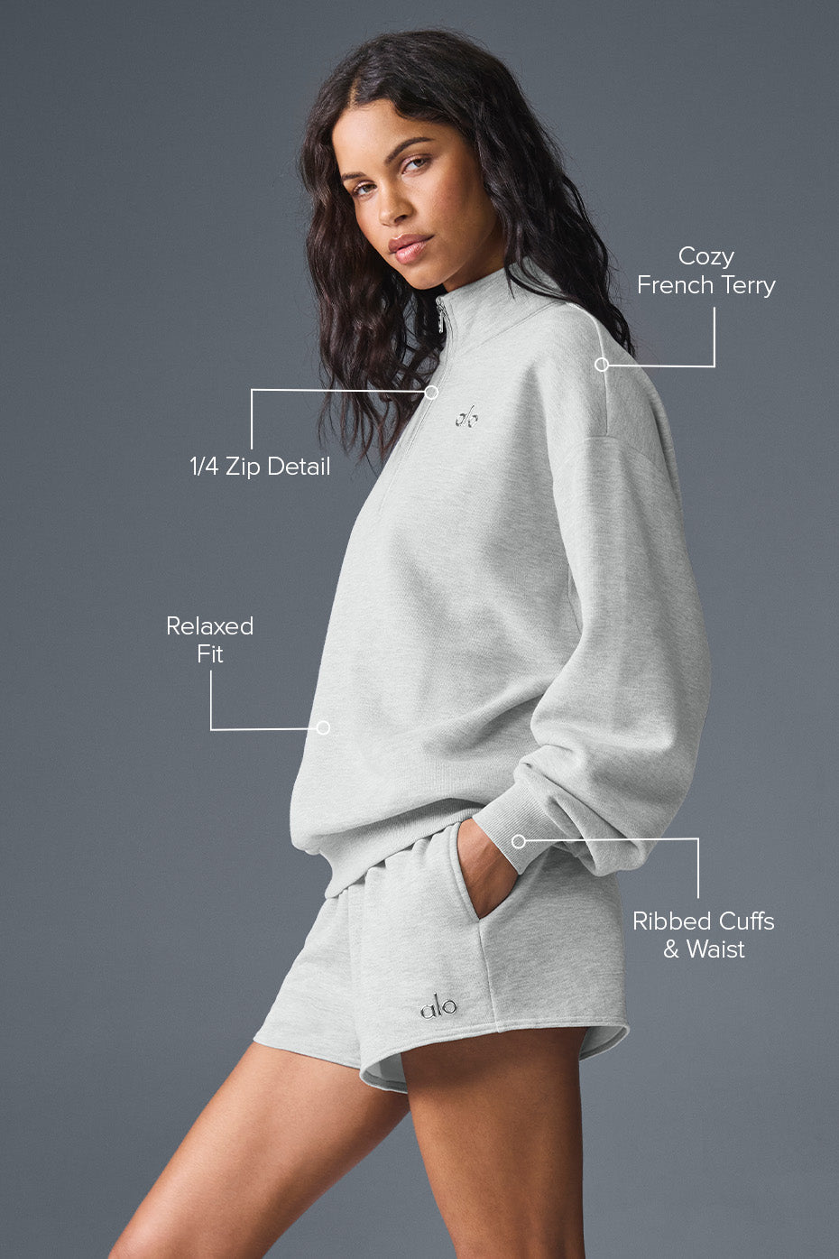 Accolade 1/4 Zip Pullover - Athletic Heather Gray