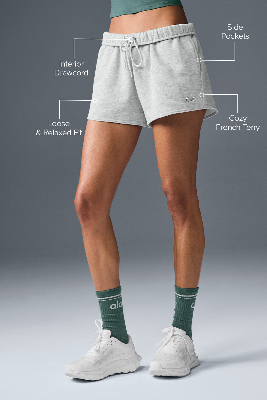 Accolade Shorts - Athletic Heather Gray